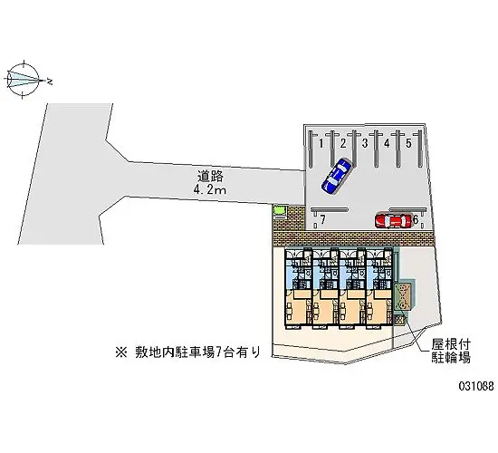 富士宮市大中里 月極駐車場